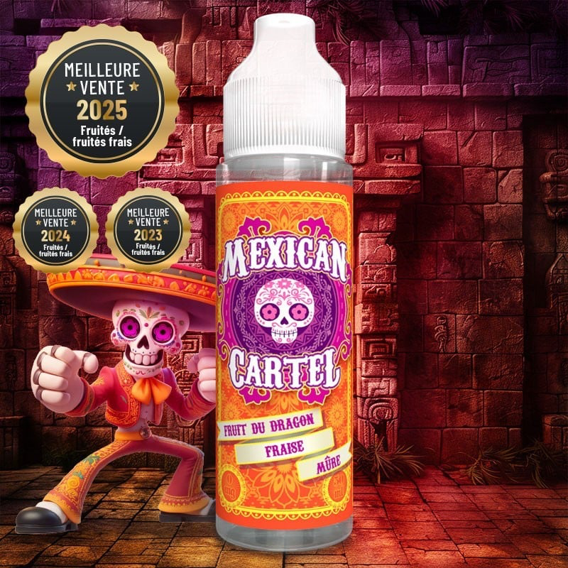 FRUIT DU DRAGON FRAISE MURE MEXICAN CARTEL 50ML