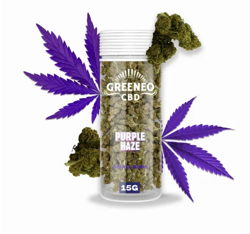 Purple haze fleur 10% CBD 15gr
