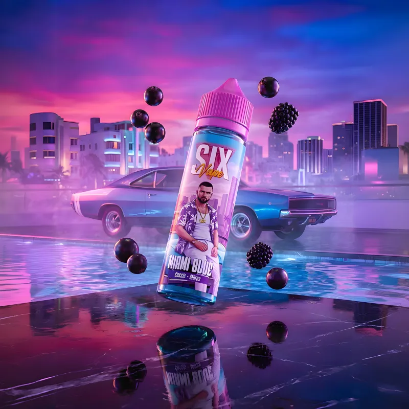 MIAMI BLUE   50ml SIX vape