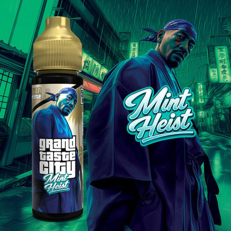 MINT HEIST 50ML - GRAND TASTE CITY BY CLOUD VAPOR
