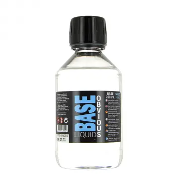 Base 250ml 50/50 00mg Obvious Liquids