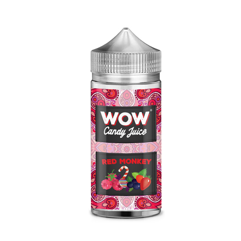 RED MONKEY WOW CANDY JUICE MADE IN VAPE 100ML