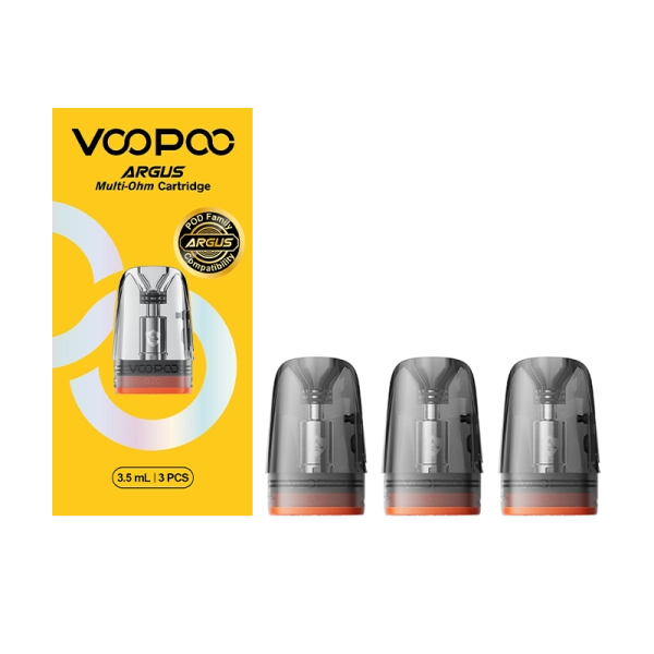 CARTOUCHES ARGUS MULTI-OHM 0.4/0.7/1.0Ω 3.5ML (3PCS) - VOOPOO