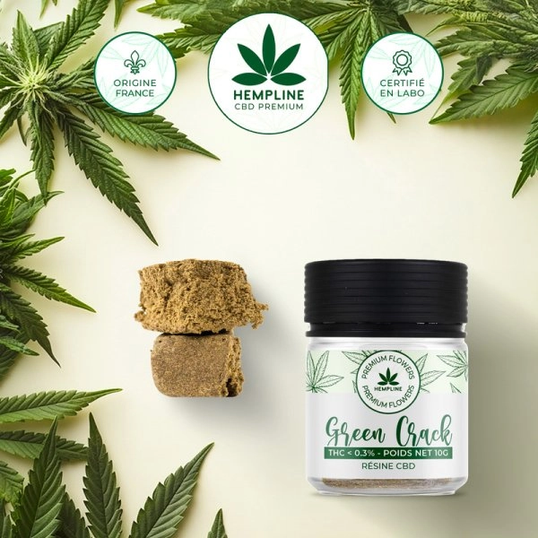 Green Crack Résine CBD (10g) - Hempline