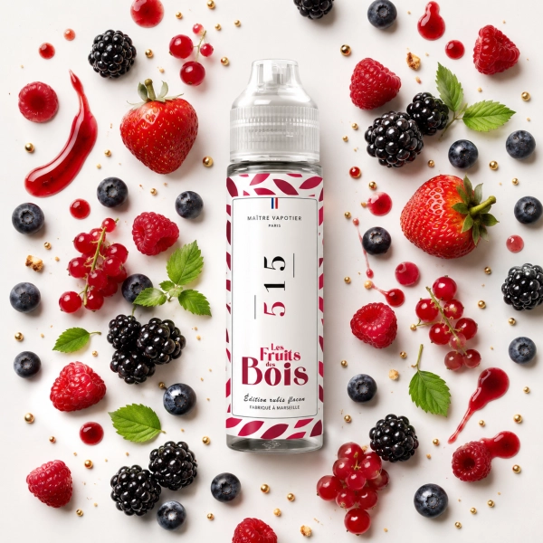 N°615 LES FRUITS DES BOIS 0MG 50ML - MAÎTRE VAPOTIER