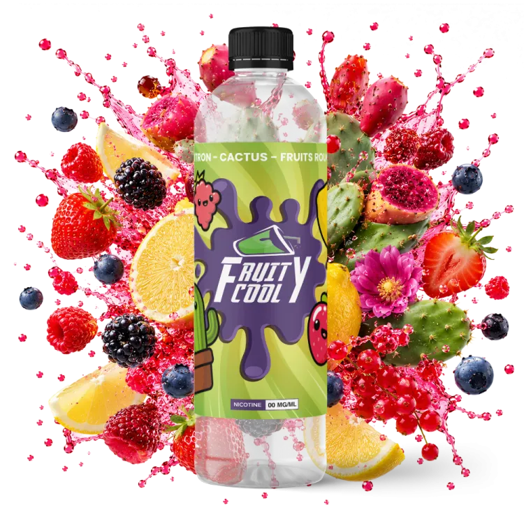CITRON CACTUS FRUITS ROUGES - 1 LITRE - FRUITY COOL