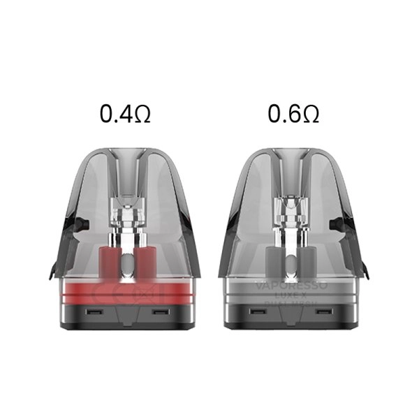CARTOUCHES LUXE X DUAL MESH 0.4/0.6Ω 5ML (2PCS) - VAPORESSO