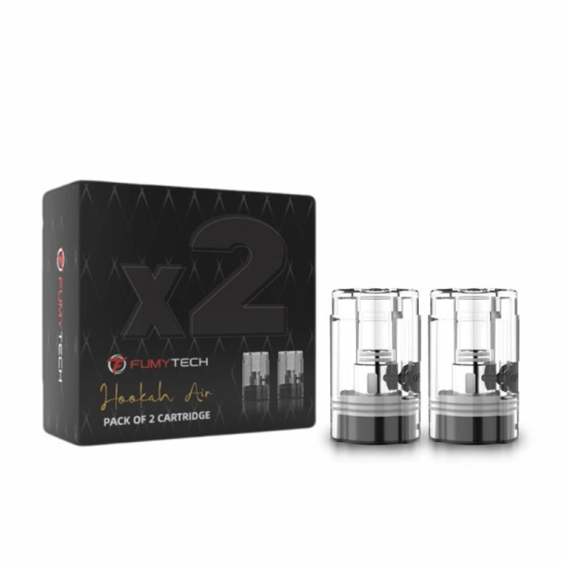 PACK DE 2 CARTOUCHES 6ML HOOKAH AIR FUMYTECH 0,4Ohm