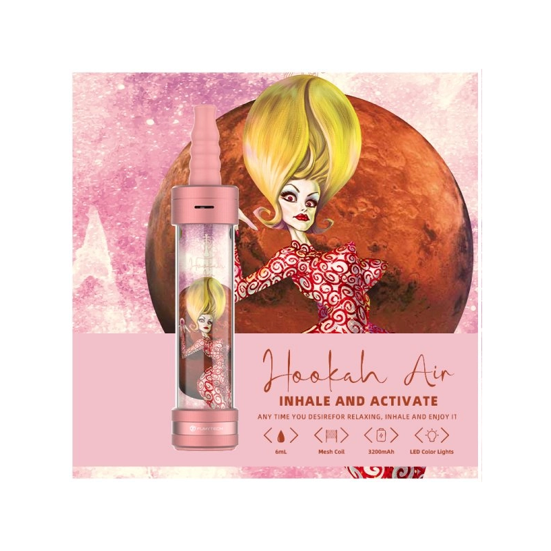 E-CHICHA PORTABLE HOOKAH AIR 6ML 3200MAH SPACE WOMEN - FUMYTECH