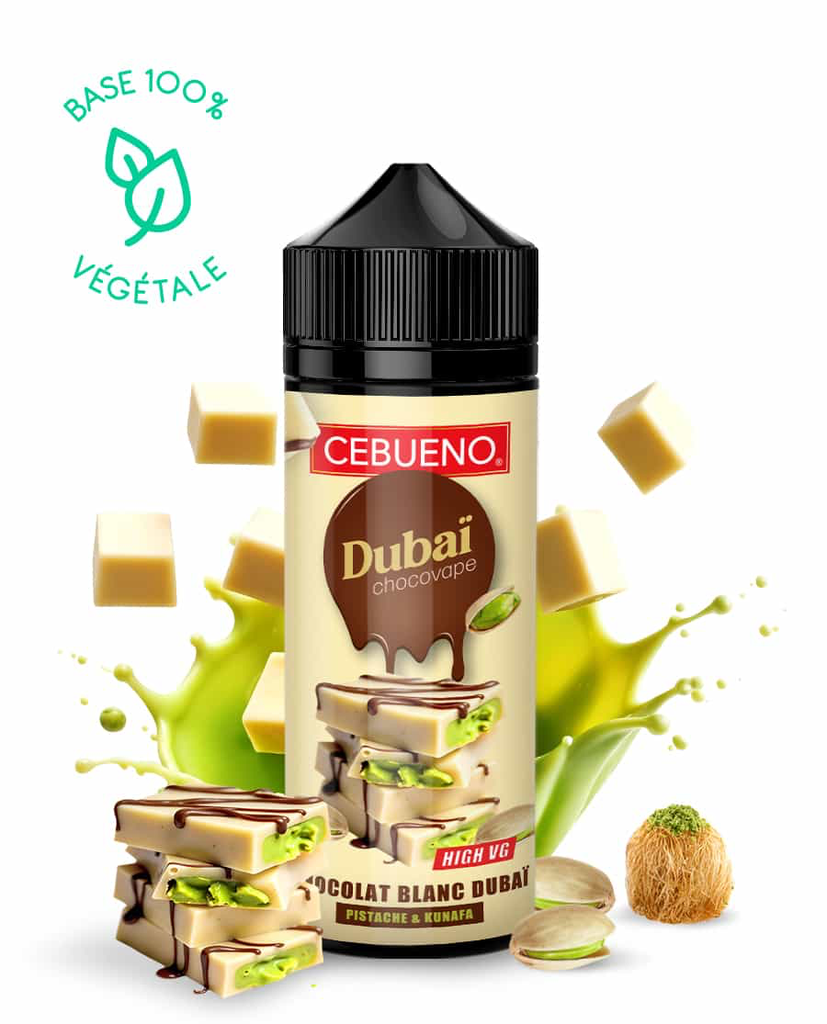 Dubaï Chocovape® White – CEBUENO® 100ml 