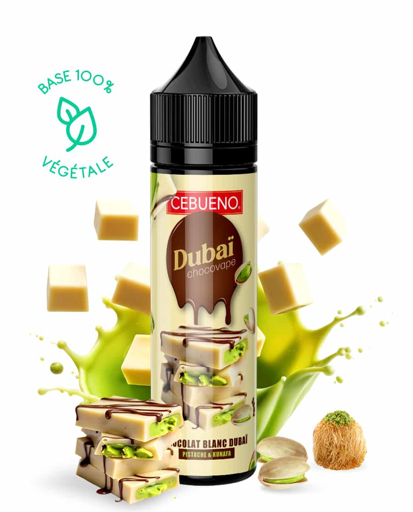 Dubaï Chocovape® White – CEBUENO® 50ml