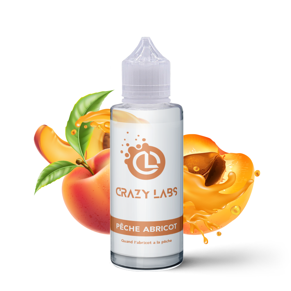 PÊCHE ABRICOT - 100ML - CRAZY LABS 