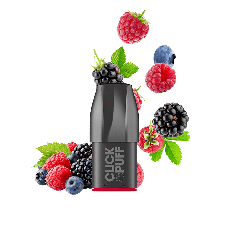 CLICK & PUFF – POD – FRUITS ROUGES (omg)