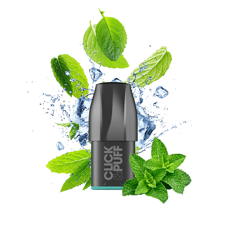 CLICK & PUFF – POD – MENTHE GLACÉE (omg)