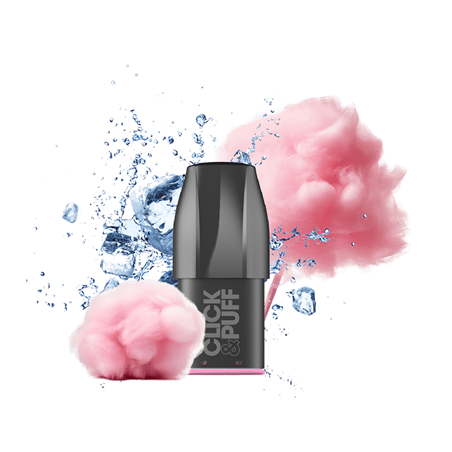 CLICK & PUFF – POD – BARBE À PAPA (omg)
