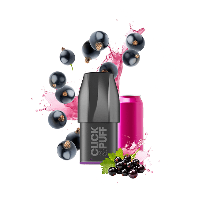 CLICK & PUFF – POD – CASSIS ENERGY BULL (omg)