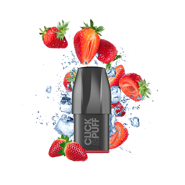 CLICK & PUFF – POD – FRAISE GLACÉE