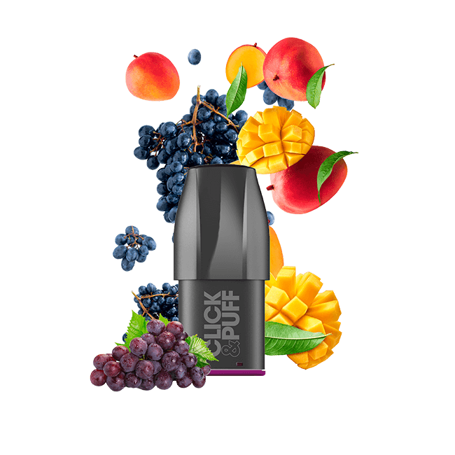 CLICK & PUFF – POD – RAISIN MANGUE (omg)