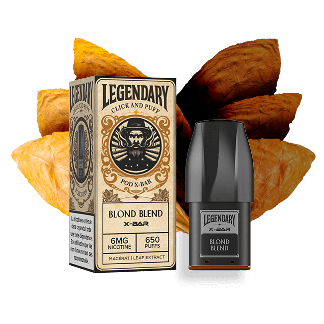 CLICK & PUFF LEGENDARY – POD – BLOND BLEND (6mg)