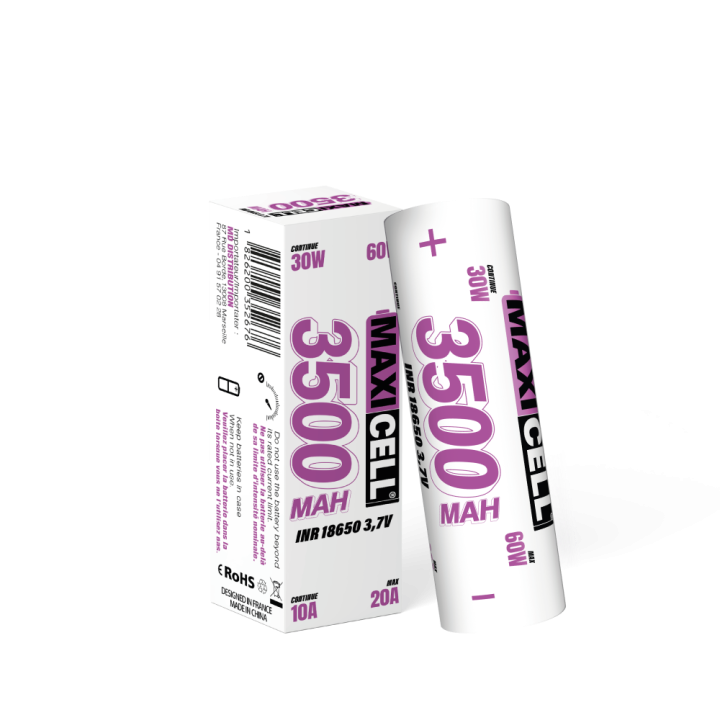 ACCUS MAXICELL - 3500 MAH INR 18650 - 20A