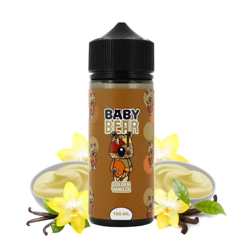 E LIQUIDE GOLDEN VANILLA 100 ML BABY BEAR