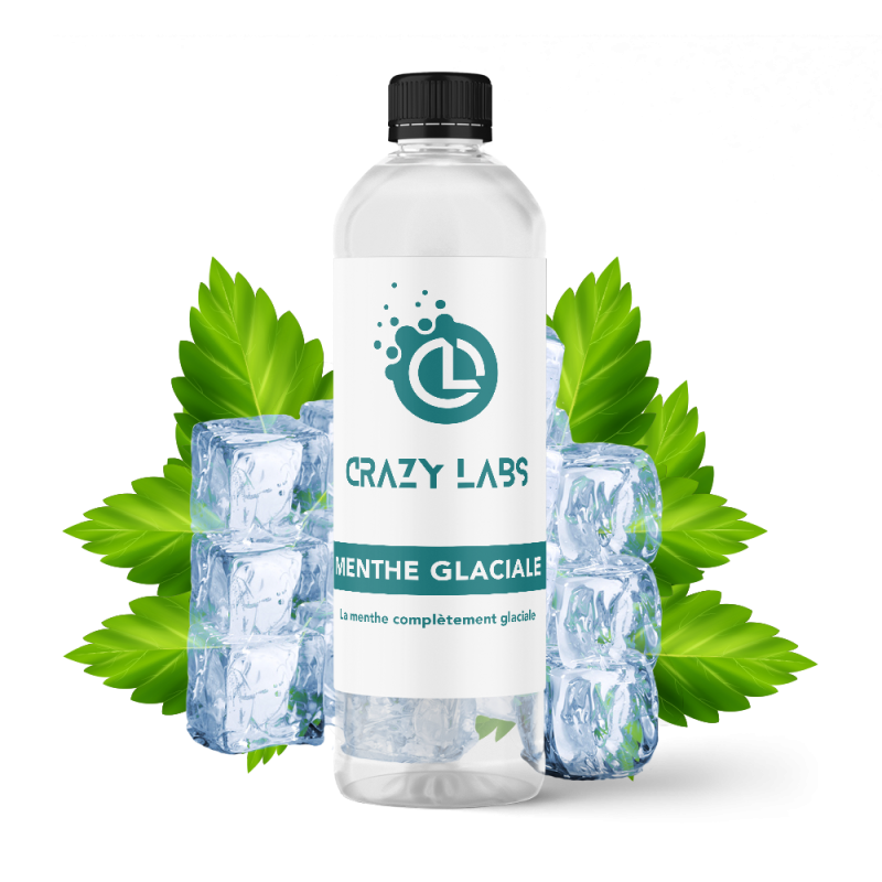 MENTHE GLACIALE - 1 LITRE - CRAZY LABS