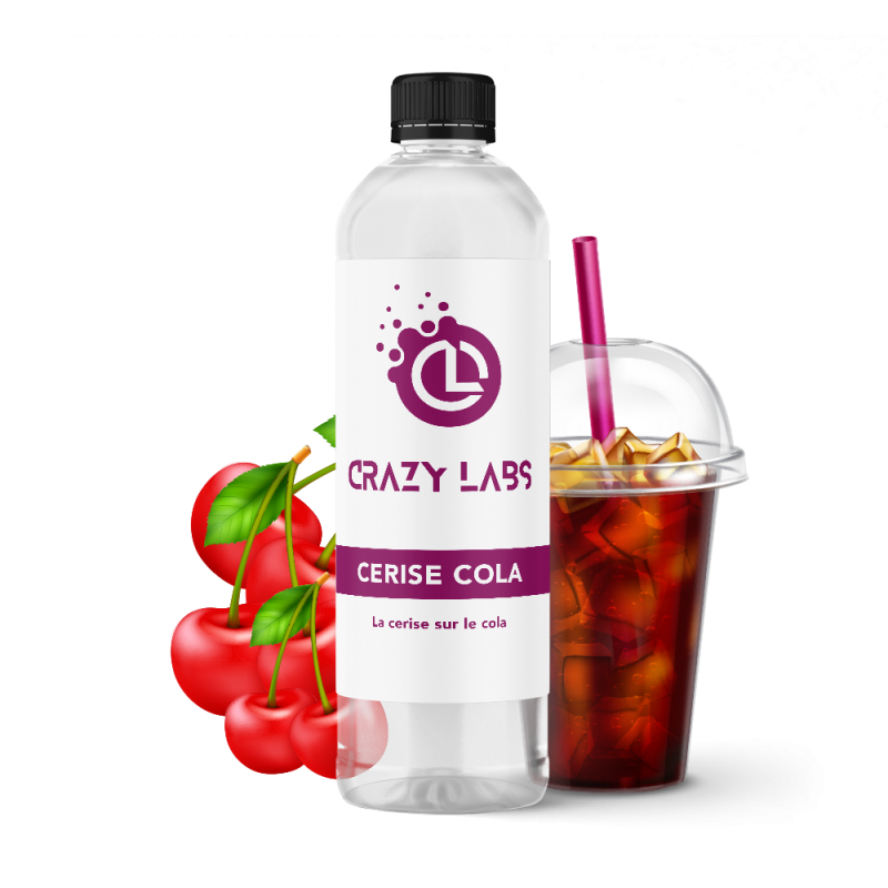 CERISE COLA - 1 LITRE - CRAZY LABS