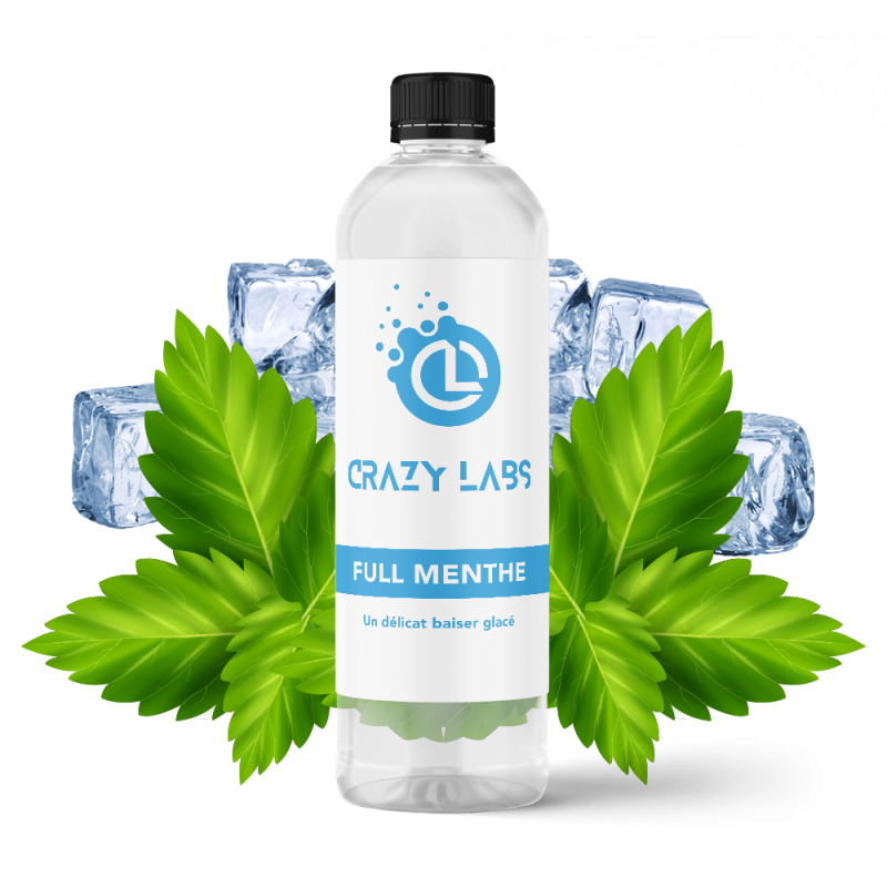 FULL MENTHE - 1 LITRE - CRAZY LABS