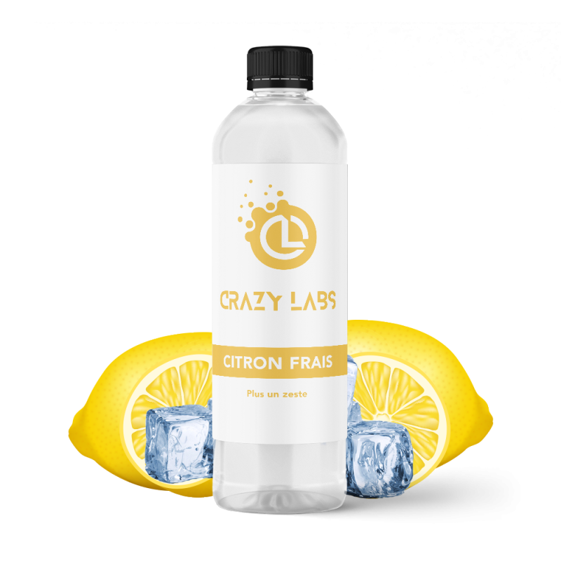 CITRON FRAIS - 1 LITRE - CRAZY LABS