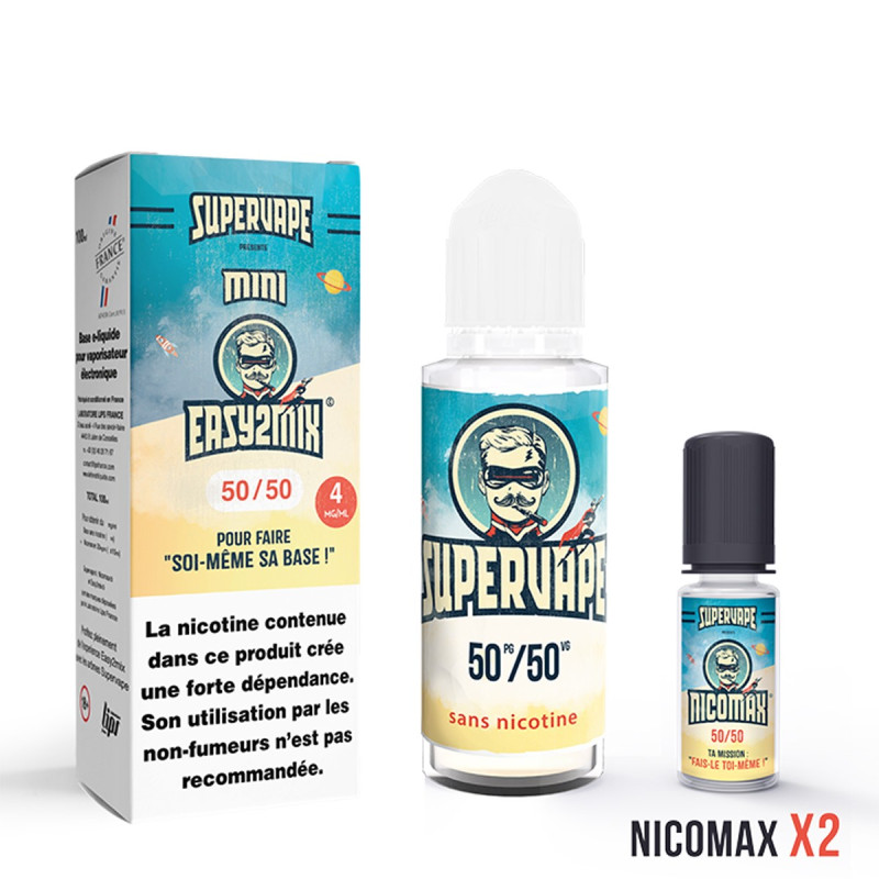 MINI EASY2MIX 100ML 50/50 4mg - SUPERVAPE BY LE FRENCH LIQUIDE
