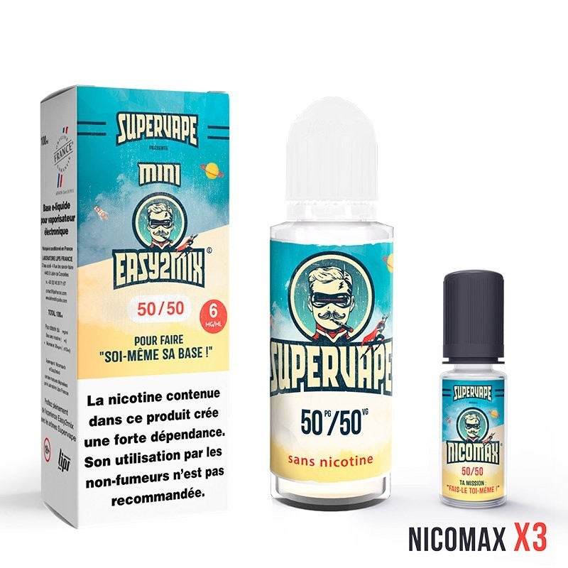 MINI EASY2MIX 100ML 50/50 6mg - SUPERVAPE BY LE FRENCH LIQUIDE 
