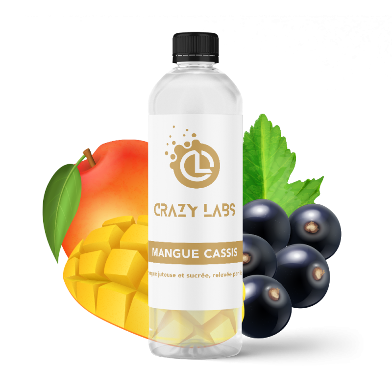 MANGUE CASSIS - 1 LITRE - CRAZY LABS