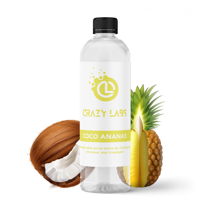 COCO ANANAS - 1 LITRE - CRAZY LABS