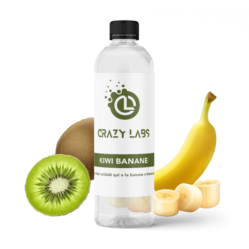 KIWI BANANE - 1 LITRE - CRAZY LABS