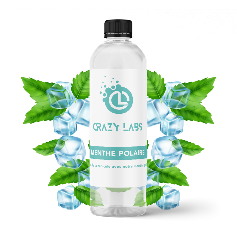MENTHE POLAIRE - 1 LITRE - CRAZY LABS