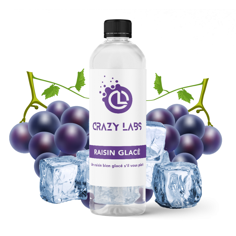 RAISIN GLACÉ - 1 LITRE - CRAZY LABS 