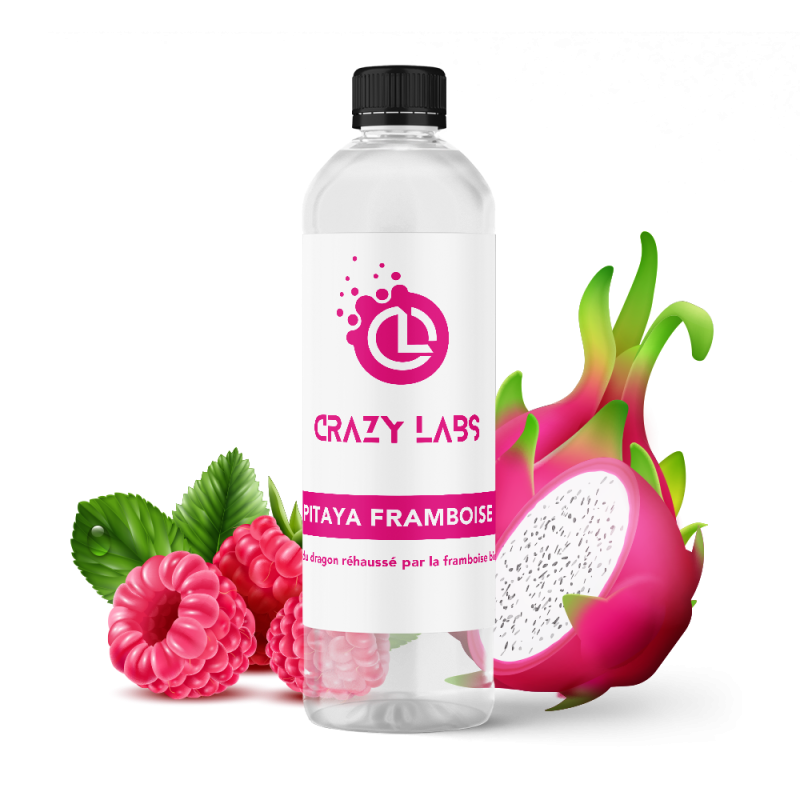PITAYA FRAMBOISE - 1 LITRE - CRAZY LABS