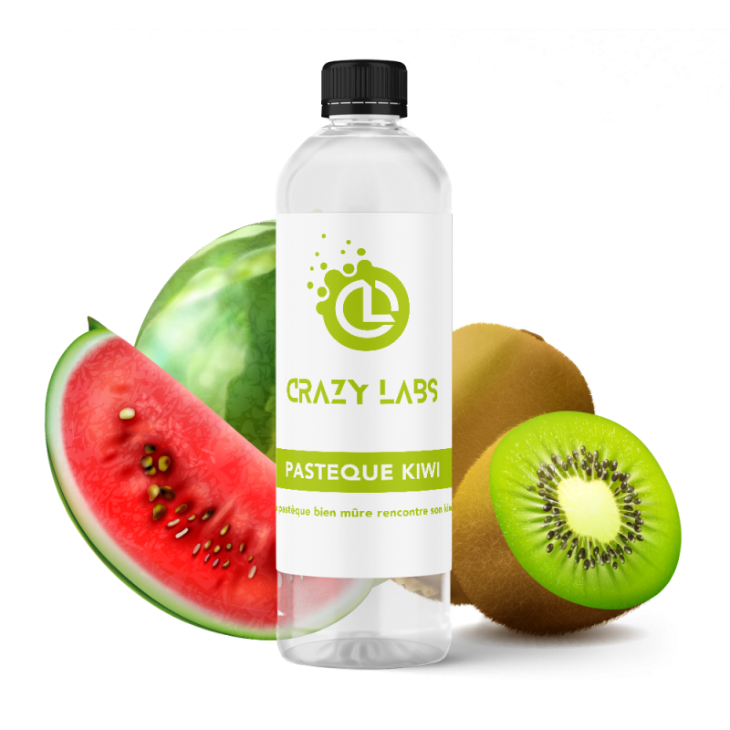 PASTEQUE KIWI - 1 LITRE - CRAZY LABS 