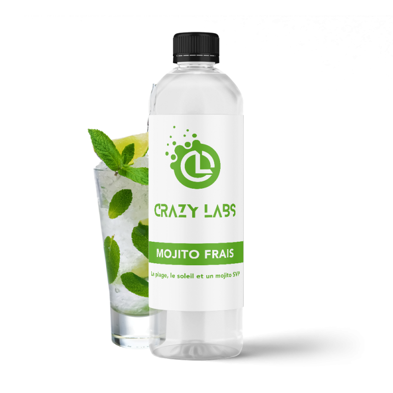 MOJITO FRAIS - 1 LITRE - CRAZY LABS