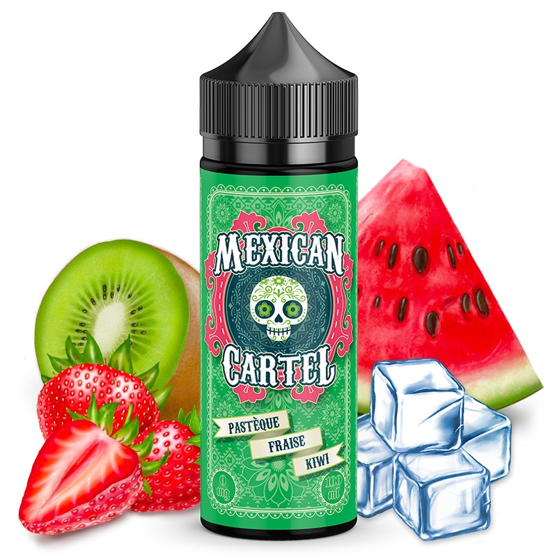 PASTEQUE FRAISE KIWI - 100ML -MEXICAN CARTEL