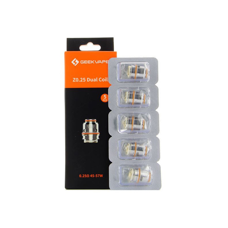 PACK DE 5 RÉSISTANCES MESH Zcoil ZEUS GEEKVAPE
