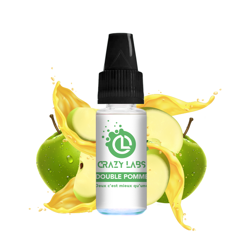 DOUBLE POMME - 10ML - CRAZY LABS (omg)