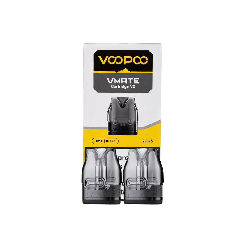PACK DE 2 CARTOUCHES 3ML VMATE V2 VOOPOO (1,2 Ohm)