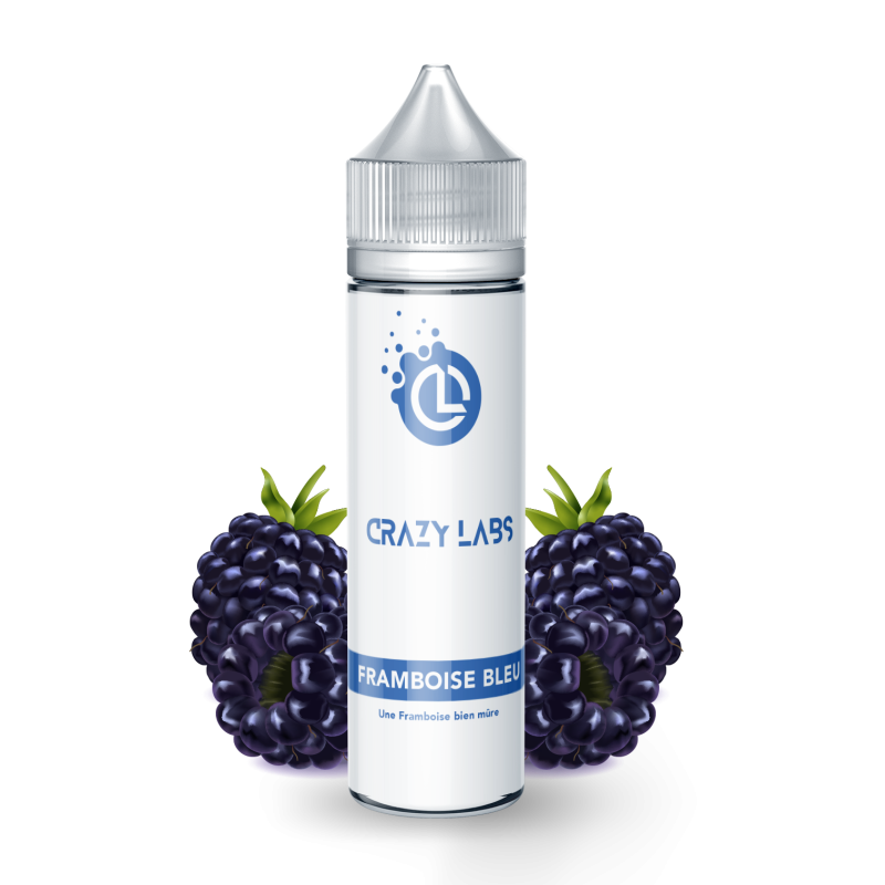 FRAMBOISE BLEU - 50ML - CRAZY LABS