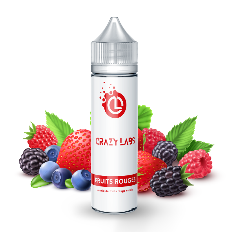 FRUITS ROUGES - 50ML - CRAZY LABS