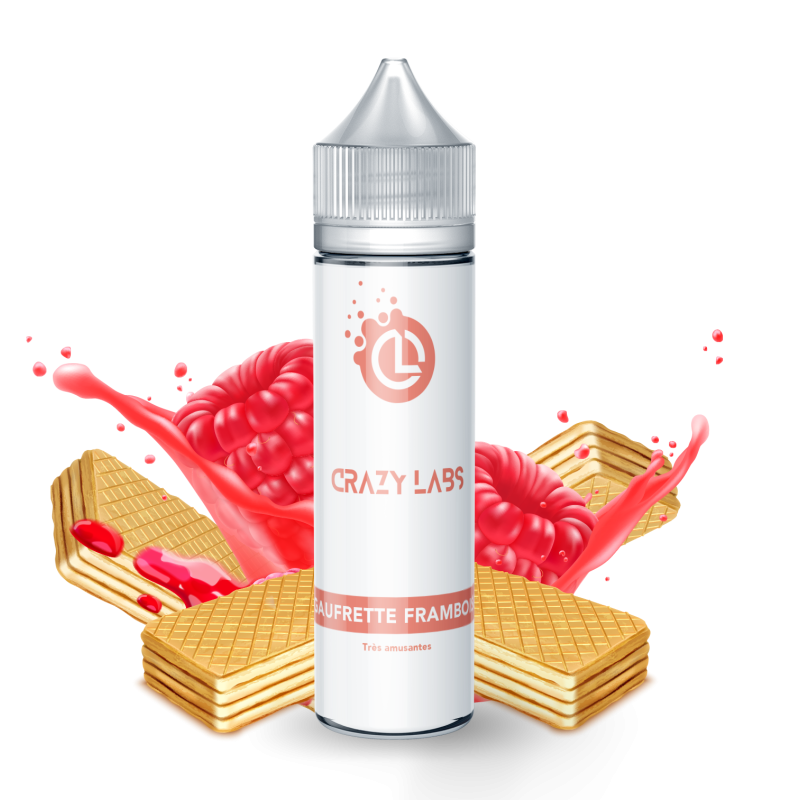 GAUFRETTE FRAMBOISE - 50ML - CRAZY LABS