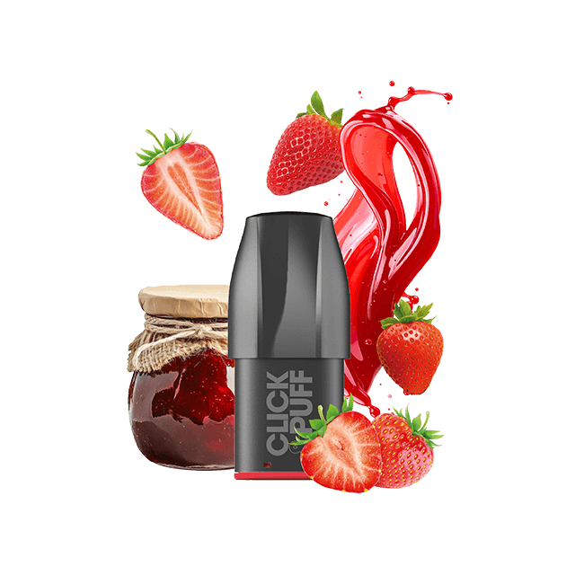 CLICK & PUFF – POD – CONFITURE DE FRAISE