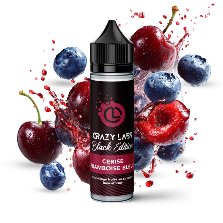 CERISE FRAMBOISE BLEUE - 50ML - CRAZY LABS BLACK EDITION